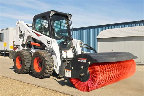 bobcat skid steer broom|bobcat skid steer sweeper attachment.